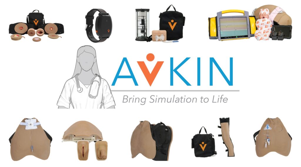 Avkin wearable healthcare simulator product line