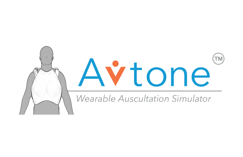 Avtone, wearable auscultation simulator