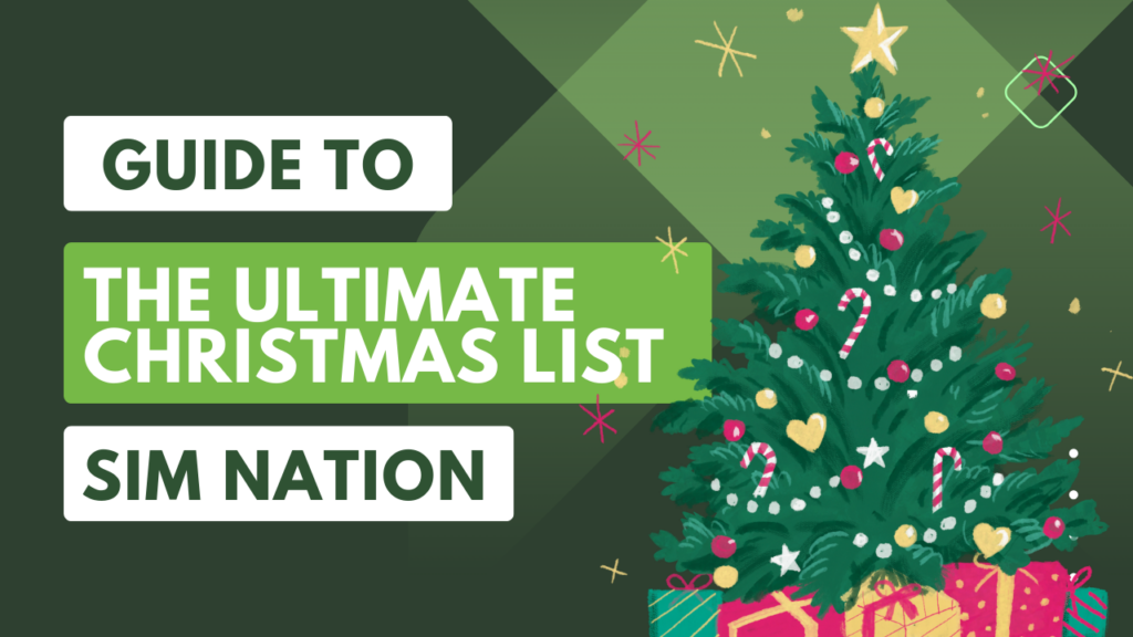 Simulation Nation and Avkin presents the Simulationist's Guide to The Ultimate Christmas List